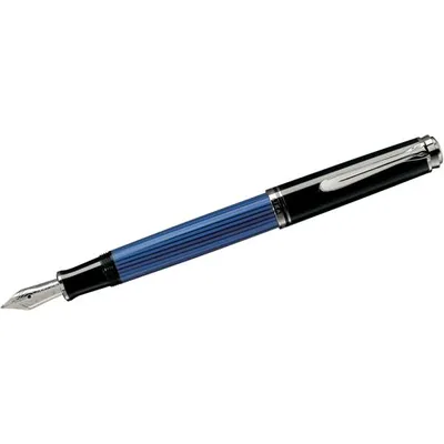 Zdjęcie produktu dla Pelikan Souverän M405, Czarny, Niebieski, Srebrny, Niebieski, Złoto, 1 szt.