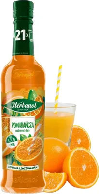 Obrázek produktu pro Herbapol Sirup s pomerančovou příchutí 420 ml
