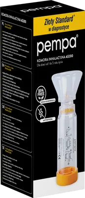 Zdjęcie produktu dla Pempa Komora inhalacyjna AS200 dla dzieci od 1 do 5 roku zycia