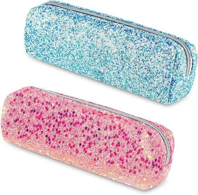 Zdjęcie produktu dla Etui na kosmetyki, 2 sztuki, wąskie, zapinane na zamek błyskawiczny