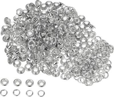 Imagen del producto de Juego de remaches metálicos de 5 mm, 300 unidades, con arandelas, resistentes a la corrosión, para zapatos y ropa