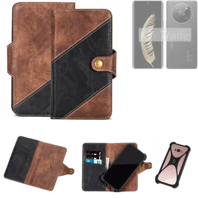 Produktbild von K-S-Trade Handyhülle Schutzhülle Bookstyle Case kompatibel mit General Mobile GM Phoenix 5G Klapphülle Cover Hülle Schutztasche 1x