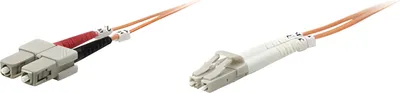 Immagine prodotto di INTELLINET cavo di connessione in fibra ottica LC/SC 5M Multimode OM1 arancione