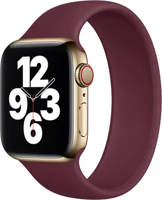 Produktbild von Apple Solo Loop für Watch Series 1-9 / SE / Ultra (2) - 42/44/45/49 mm - Größe 4 - Plum