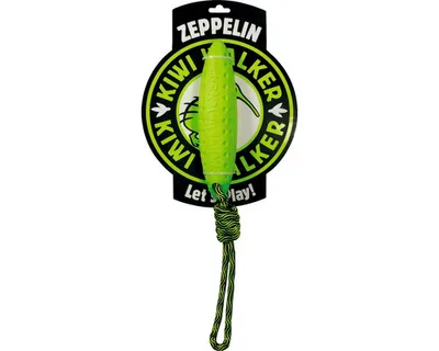 Obrázek produktu pro Hračka pes ZEPPELIN MAXI plov. z TPR zelená Kiwi