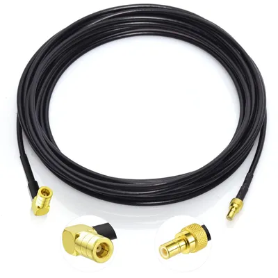 DAB Antennenkabel SMB 5m RG174 für Auto Radio Adapter