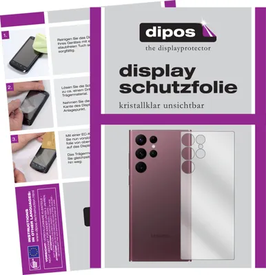 Zdjęcie produktu dla 1x Folia ochronna do Samsung Galaxy S22 Ultra Clear Backside Screen Protector Film Screen Protector dipos