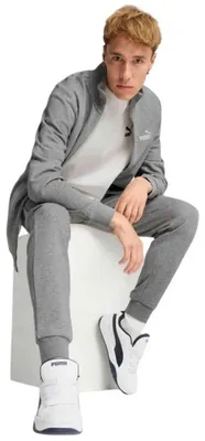 Produktbild von PUMA Unisex ESS Sweat Suit TR Gestrickte Anzüge, Medium Gray Heather, M
