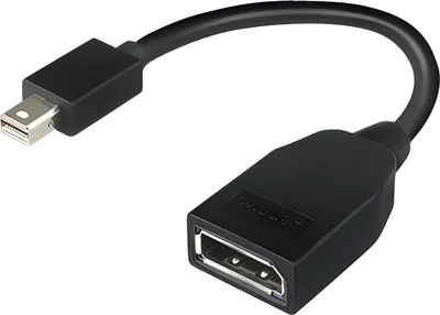 Zdjęcie produktu dla Lenovo 4X90L13971, Mini DisplayPort, DisplayPort, Męska, Żeńska, Czarny, -5 - 45 °C