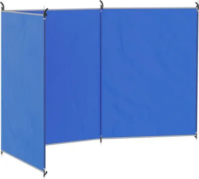 Produktbild von Outsunny Windschutz faltbar Camping Sichtschutz mit Tragetasche Stahlstangen