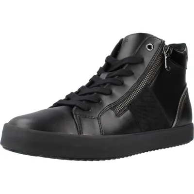 Produktbild von Geox Blomiee Damenschuhe Stiefel Schnürer Schnürer Schwarz Freizeit