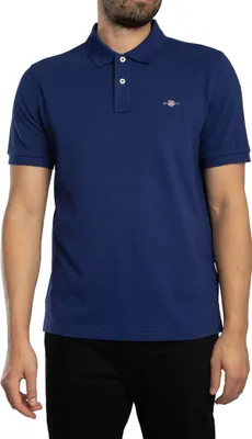 Produktbild von GANT Reguläres Shield-Pique-Poloshirt, Blau M