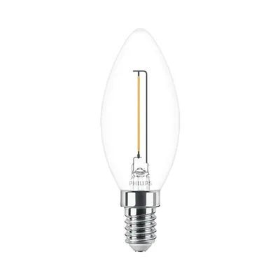 Productafbeelding van Philips LED Filament B35 Kerze 1,4W = 15W E14 klar 136lm warmweiß 2700K