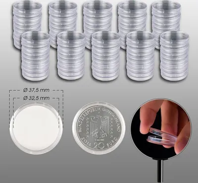 Produktbild von Prophila Collection 100 Münzkapseln Innendurchmesser 32,5 mm