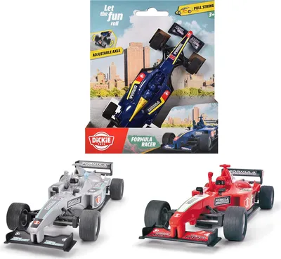 Obrázok produktu pre Dickie Formula 14 cm, ťahanie za šnúru, 3 typy