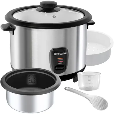 Produktbild von tectake® Reiskocher 1,8 l, für 10 Portionen 31 x 27,5 x 25,5 cm
