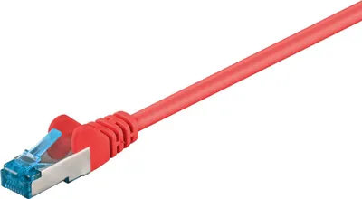 Produktbild von Goobay CAT 6A Patchkabel, S/FTP (PiMF), 0.25 m, Rot, 0,25 m, Cat6a, S/FTP (S-STP), RJ-45, RJ-45, Rot