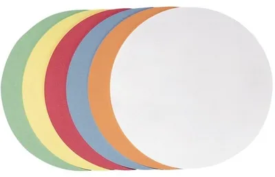 Image de Franken UMZH2099 Carte de modération - cercle grand, 195 mm, assorti, 250 pièces