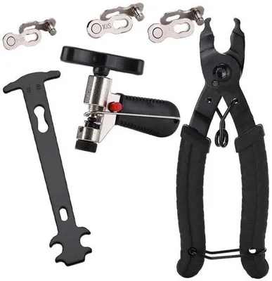 Produktbild von Professionelles Fahrradkettenreparaturset mit Kettingsschraube und Kettenschlitten