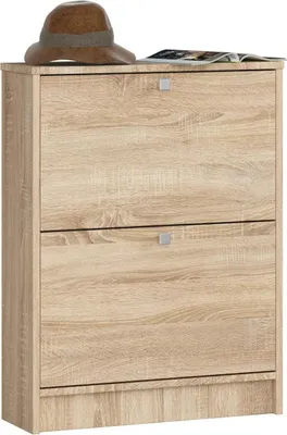 Obrázek produktu pro Akord Botník 2-dveřový dub Sonoma 60x20x80 cm
