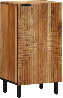 Immagine prodotto di Credenza con ripiano marrone 40 x 33 x 75 cm in legno massiccio di acacia