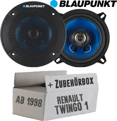 Produktbild von Lautsprecher Boxen Blaupunkt ICx542 - 13cm 2-Wege Auto Einbauzubehör - Einbauset passend für Renault Twingo 1 Phase 2 Front - justSOUND