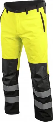 Produktbild von Högert Softshell Warnschutzhose "Traun" Gelb XXL