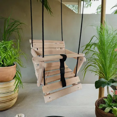 Produktbild von Schaukelsitz Holz Buchenholz Schaukel Kinderschaukel Schaukelbrett Outdoor