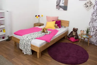 Produktbild von Eiche Futonbett 120 x 200 cm geölt