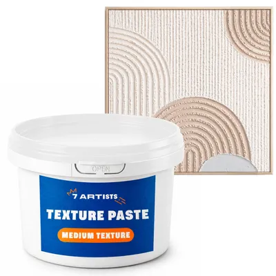 Produktbild von 7 Artists Texture Strukturpaste für Acrylmalerei Medium 280 ml - Spachtelmasse Acrylmalerei/Strukturpaste Leinwand & Kunstmalerei für Erwachsene