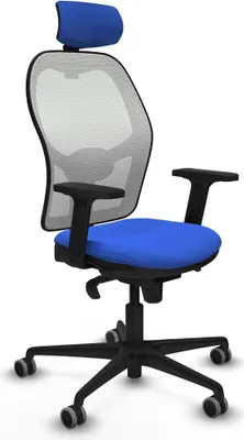 Image de Chaise de bureau avec appui-tête Piqueras y Crespo 2D036G2 Bleu