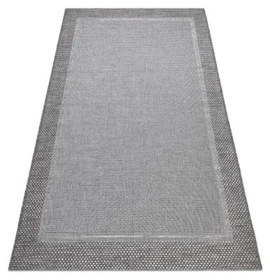 Zdjęcie produktu dla Dywan SZNURKOWY SIZAL BOHO 46201575 Ramka szary 120x170 cm