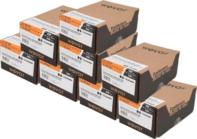 Produktbild von Schrauben für Keilstülpschalung Schwarz Edelstahl 410 5 x 50 mm Torx 25 mit Schneidkerbe - 1600 Stück