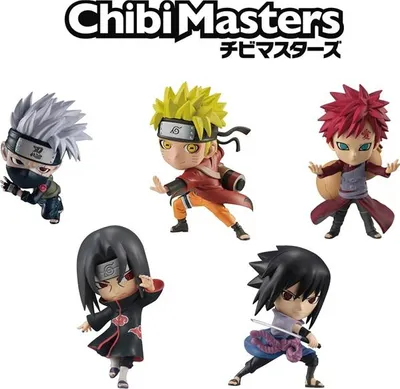 Immagine prodotto di fig chibi 8 cm + base naruto - bandai