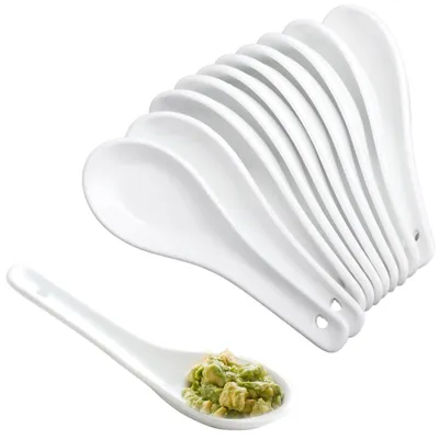 Immagine prodotto di Solidchoice - Set di 24 cucchiaini per uova in Vetroceramica con fondo piatto