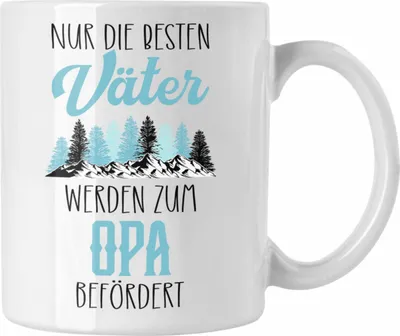 Produktbild von Trendation - Du Wirst Opa 2023 Tasse Geschenk Schwangerschaft Verkünden Überraschung Geschenkidee Schwangerschaftsverkündung (Weiß)