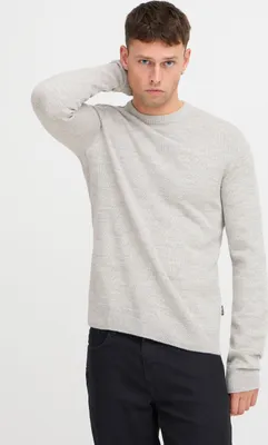 Produktbild von Blend BHPullover Herren Strickpullover Feinstrick Pullover mit Rippkragen Rippbündchen Regular fit