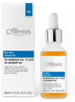 Produktbild von Trockene Haut - Marulaöl 4%, Q10 1%, Hagebuttenöl 4% 30ml
