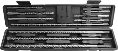 Produktbild von Set mit 11 SDS-plus-Betonbohrern im Aufbewahrungskoffer