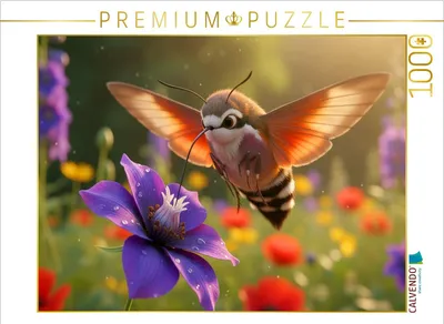 Produktbild von CALVENDO Puzzle Taubenschwänzchen | 1000 Teile Lege-Größe 64x48cm Foto-Puzzle für glückliche Stunden
