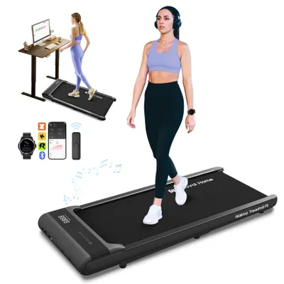 Produktbild von Mobvoi Walking Pad Smart KI Untertisch-Laufband, tragbares 2-in-1 Laufband für Zuhause & Büro, Gehen & Joggen, TicSports Zwift Kinomap, 120kg 6km/h
