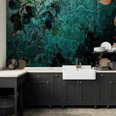 Produktbild von Vlies Fototapete - Emerald Garden 450x315 cm Abstrakt b-C-0933-a-a
