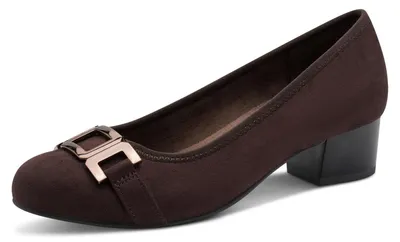Produktbild von Jana Damen Pumps Kleiner Absatz Vegan, Mocca, 42