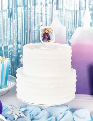 Zdjęcie produktu dla Świeczka urodzinowa Frozen Anna i Elsa, dekoracja tortu urodzinowego