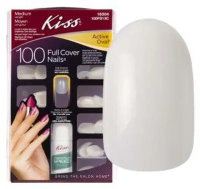 Productafbeelding van Kiss Full cover nails oval (1 set)