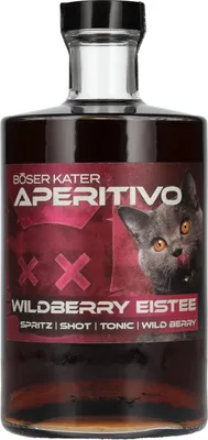 Image de BÖSER KATER Aperitivo Wildberry Eistee 15% Vol. 0,5l