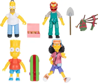 Zdjęcie produktu dla Minifigurki Simpsonów fala 1, asortyment 13 cm (6 szt.)