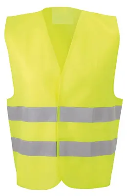 Imagen del producto de Chaleco de alta visibilidad "EN ISO 20471" para hombre/mujer, unisex, modelo LT5587 (talla M) (amarillo reflectante)