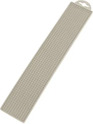 Immagine prodotto di Ibenzoa® Tappetino antiscivolo per la cucina – design elegante, plastica TPR beige, 42 x 1 x 8 cm, resistente al calore fino a 80°C, lavabile in lavastoviglie