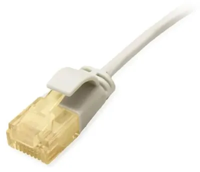 Produktbild von Equip Cat.6A U/UTP Slim Patchkabel, 0,15m, Grau, 0,15 m, Cat6a, U/UTP (UTP), RJ-45, RJ-45, Grau